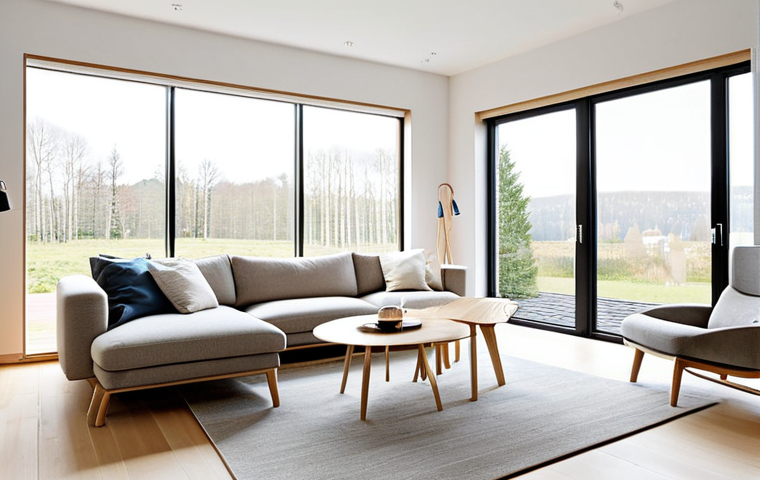 **

"A bright and airy living room designed in a modern Scandinavian style, featuring light wood furniture, soft textures, and minimalist decor. Large windows provide natural light, highlighting the clean lines and functional layout. The scene should evoke a sense of calm and well-being. Fully clothed, modest style. Safe for work, appropriate content, family-friendly, professional interior photography, perfect anatomy, natural proportions, well-formed hands, proper finger count."

**