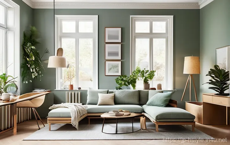 홈스타일링 실습 과제 발표 준비법 - **Prompt: "The Heart of Home Styling: Crafting a Healing Space**
    A female interior designer, mid...